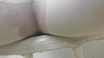 Drenched In Sweat, Nicoletta Soaks Her Yoga Pants In The Park—crave A Peek?