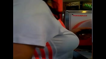 Sultry Desi Curves Straining Against A Tight Tee