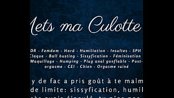 Met Ma Culotte 2 – French Hardcore Audio Femdom Joi Cei