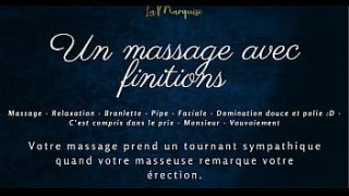 Massage Intense Avec Une Conclusion Orale Torride