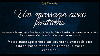 Massage Intense Avec Une Conclusion Orale Torride