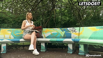 Thick Blonde Slut Emily Cutie Gets Her Greedy Hole Pounded Rough By Her Horny Roommate In A Steamy Hostel Fuck Session