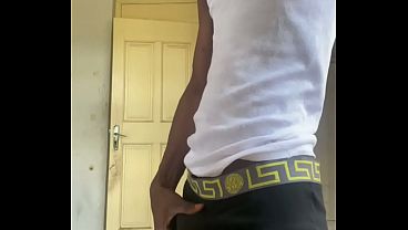 Horny Frat Boy Stroking His Thick Cock