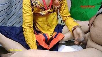 Sizzling Desi Bhabhi In Yellow Suit Gets Ravished With Hindi Moans