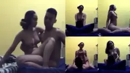 Gadis Hot Goyang Ganas Di Tembok Kuning, Bikin Tiktok Meledak