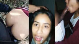 Sweaty Outdoor Desi Sex Scene: Girlfriend Gets A Messy Cum Facial