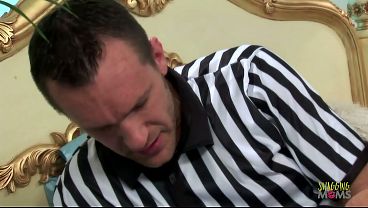 Sweaty Soccer Ref Pounds Busty Soccer Mom’s Tight Pussy After Practice