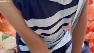 On Her Knees – Petite Blonde Begging For A Throatful In Pov