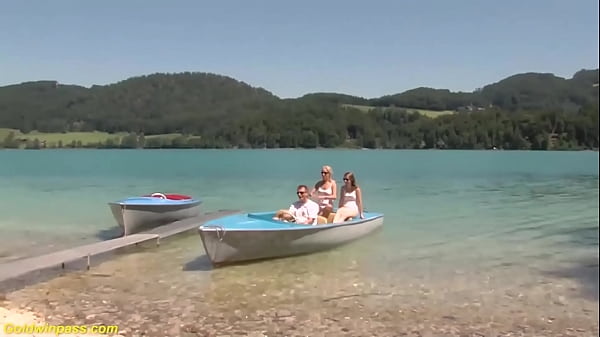 Bare And Brazen German Beach Gangbang Orgy