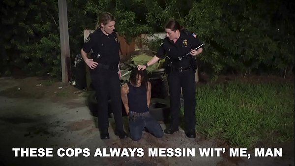 Thick Cop Milfs Dominate And Punish A Black Lawbreaker