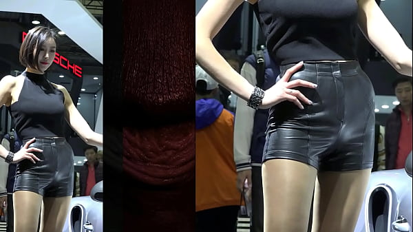 Swaying In Leather: The Allure Of A Chinese Beauty In Skintight Hotpants