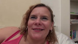Plump Blonde Milf Takes Two Cocks In A Filthy Threesome