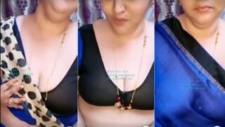 Curvy South Indian Beauty Bares Her Luscious Desi Melons For The Camera