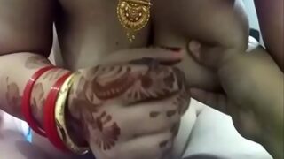 Sizzling Indian Bride’s Wedding Night Passion Tape