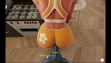 Caught With A Throbbing Hard-on By My Stepmom In The Kitchen