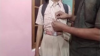 Desi Schoolgirl Ravaged By Massive Cock