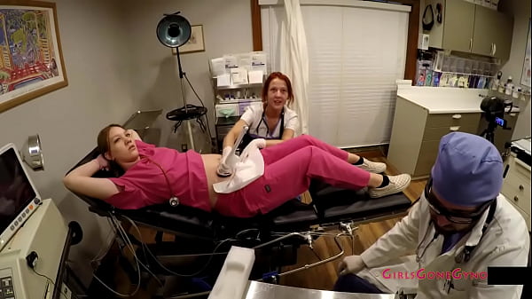 Heavily Expectant Nurse Nova Maverick Invites Doctor Tampa And Nurse Stacy Shepard For A Deep, Intimate Ultrasound Examination