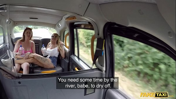 Rough And Ready: A Filthy Threesome With British Milfs In A Fake Taxi Outdoors