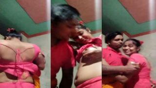 Lustful Brother-in-law Devours Sister-in-law’s Bosom In Desi Affair