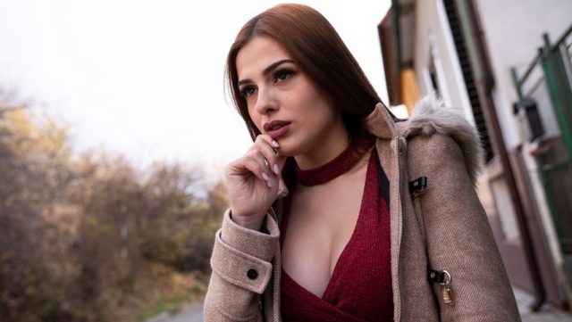 Sultry Italian Secret Agent In Crimson Lingerie