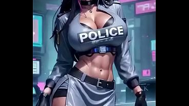Sizzling Cop Moves: An Ai-animated Temptation