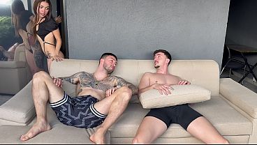 The Jacuzzi Inspector Got Her Tight Little Cussy Wrecked In A Brutal, Spit-roasting Threesome
