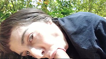 Sultry Slut Deepthroats And Takes Rough Anal In The Wild