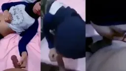 Jilbab Biru Yang Diperintah Untuk Diisap