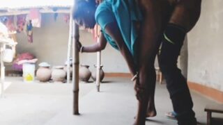 Standing Passion: Intimate Encounter Between Husband And Wife