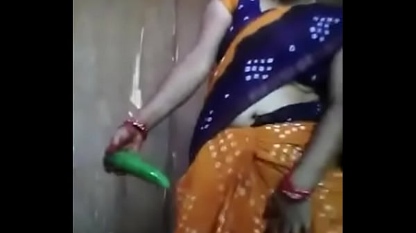 Mature Indian Beauty Indulges With A Garden Delight