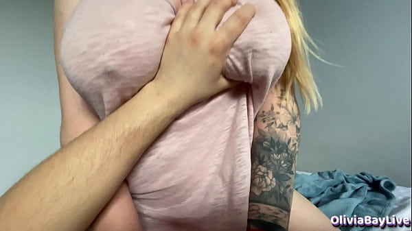 Step Brother And Step Sister Watch Porn Together, She’s Dripping Wet And Ready To Fuck – Olivia Bay