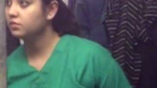 Hidden Cam Captures Sexy Desi Doctor Getting Undressed