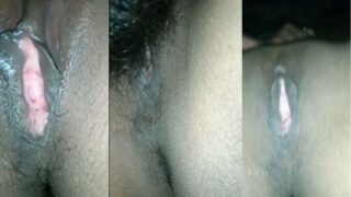 Man Shoves His Tongue Deep Into His Wife’s Wet, Hairless Cunt Like The Horny Bitch He Is