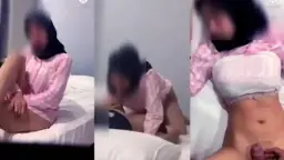 Memek Basah Karyawan Berhijab Digenjot Hot Di Hotel