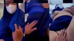 Okta Hijabnya Udah Kebuka, Grepe-grepe Toket, Lanjut Entot Sampe Puas.