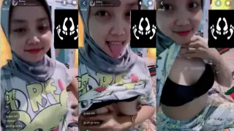 Vcs Belva Hijab Remas Toket Melet Bikin Muncrat