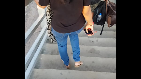 Hot Indian Babe In A Tiny Skirt And Blouse, Ready To Tease And Please