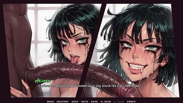Hot And Sweaty Bbc Blowjob Hentai Game, Getting Nasty And Dripping Wet