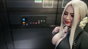 Stranger In The Elevator Wants Me To Fuck Her Right There, Public Place Fuck