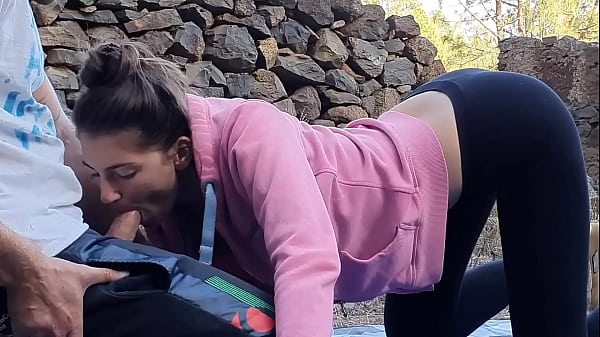 Outdoor Fuck With A Tight 18-year-old Brunette Slut