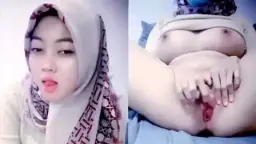Nella Si Hijaber Colmek Ngangkang, Desah Nikmat Bikin Makin Liar.