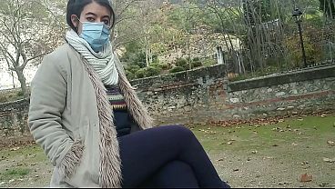 Risky Public Park Blowjob – Sucking Cock Out In The Open
