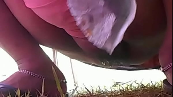 Desi Babe Squatting, Hot Golden Stream Soaking Everything